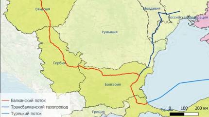 Неизвестный дрон взорвался в Болгарии – у Трансбалканского газопровода
