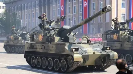 North Korea has developed projectiles for cannons and howitzers that can hit targets 40 km away