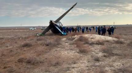 Число выживших в крушении азербайджанского самолета в Казахстане выросло до 29