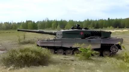 ВСУ впервые бросили в бой немецкие танки Leopard 2