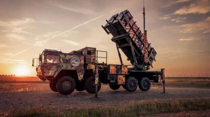 Опубликованы кадры самоликвидации зенитной ракеты ВСУ над жилыми кварталами Киева