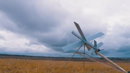 Опубликованы кадры поражения «Ланцетом» финского БТР Sisu XA-180 в Харьковской области