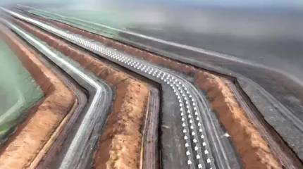 «Линию Сырского» в Запорожской области показали на видео