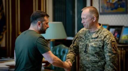 Сырский доложил Зеленскому о полном окружении ВСУ в Мирнограде