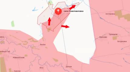 Противник теряет контроль над Новопавловкой в Днепропетровской области