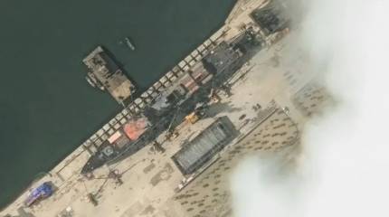 В КНДР при спуске на воду получил серьезные повреждения новый эсминец