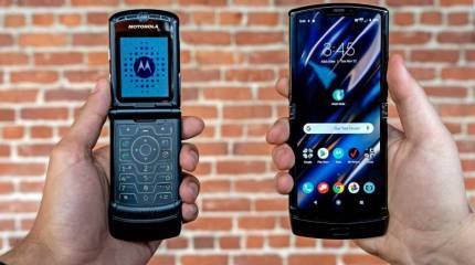 Легенда в новом обличье: представлена Motorola RAZR с гибким экраном