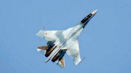 На видео попала работа пары российских Су-35С по украинским целям в ЛНР