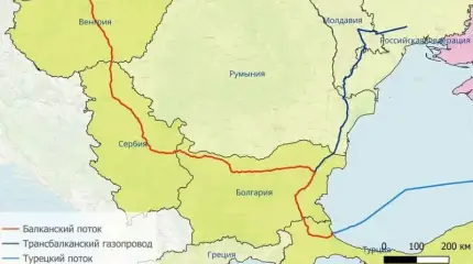 Украина пересела с азербайджанского газа на российский