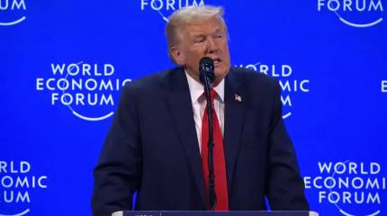 Трамп в Давосе: «Мы уничтожим всё одной ракетой»