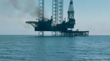 Тяжелая ракета Х-22 прилетела по личному составу ГУР МО Украины на буровой в Черном море