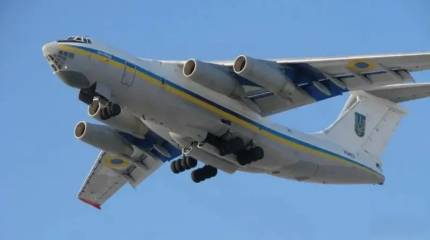 В небе над Украиной снова замечен самолет ВТА Ил-76МД