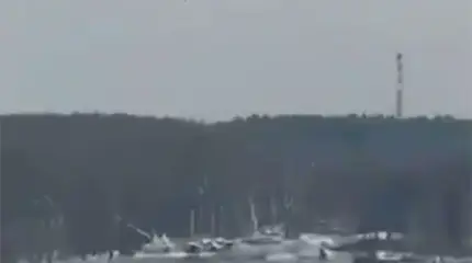 Uma testemunha ocular registrou o mergulho íngreme. 