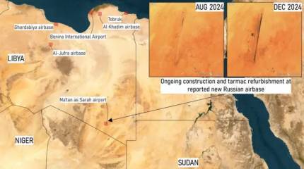 Западные спутники фиксируют строительство крупной российской авиабазы на юго-востоке Ливии