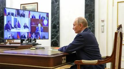 Совещание Совбеза РФ Путин начал с ситуации в Каспийском регионе