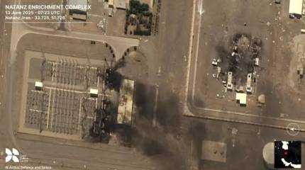 Первые спутниковые снимки результатов израильской атаки в Натанзе появились в Сети