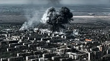 Показаны кадры уничтожения гостиницы с пехотой ВСУ в Константиновке