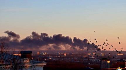 Пожарным пока не удаётся справиться с огнем на курском аэродроме после удара ВСУ