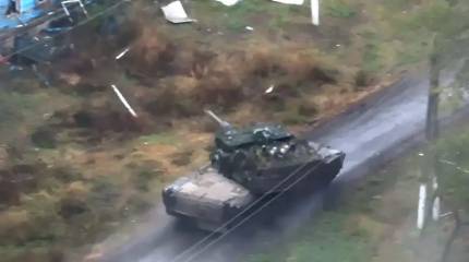 Американские танки Abrams впервые зашли в Курскую область