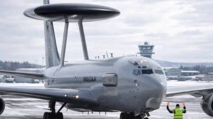 Эксперт: самолет ДРЛО E-3F Sentry ВКС Франции впервые передал данные ВСУ