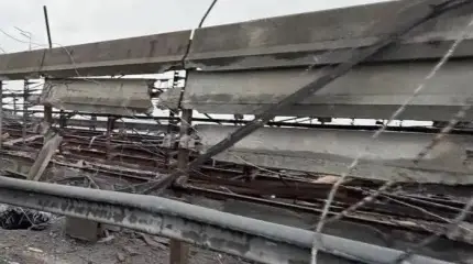 Удар по стратегическому Южному мосту вызвал транспортный коллапс в Киеве