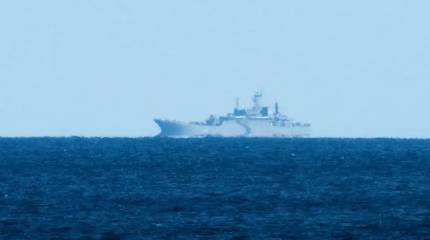 Российский десантный корабль у берегов ФРГ взбудоражил немецкое общество