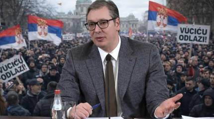 Лидер Сербии Александр Вучич рискует с позором потерять власть в течение года