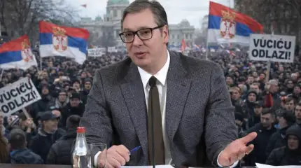 Лидер Сербии Александр Вучич рискует с позором потерять власть в течение года