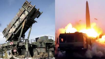 ЗРК Patriot проиграл дуэль «Искандеру» в ходе отражения ракетной атаки по Киеву