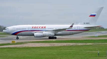 Российский правительственный Ил-96-300 вылетел на Аляску