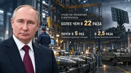 Путин заявил о 22-кратном росте выпуска боеприпасов с начала СВО