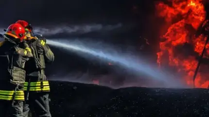 После ударов - пожары в Днепре, Броварах, Кропивницком и других городах Украины