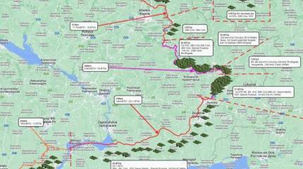Западные эксперты наглядно показали распределение сил ВС РФ, задействованных в операции на Украине