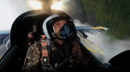 Опубликовано видео уничтожения штурмовика Су-25 ВСУ