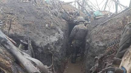 ВСУ показали условия окопной войны