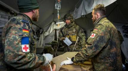 Германия готовит больницы к приему тысяч раненых на случай войны с Россией