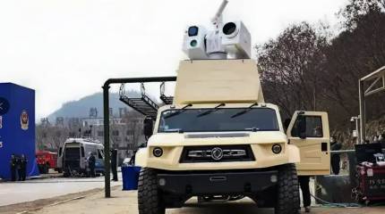 Первый опыт: опубликованы кадры работы китайского боевого лазера в зоне СВО