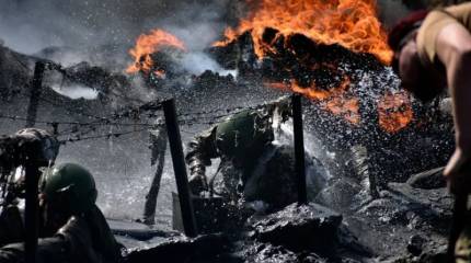 Украинские пограничники массово сжигают тела наемников в Харьковской области