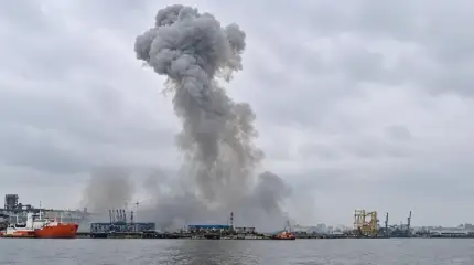 БЭК ВСУ взорвался в румынском порту Констанца, объявлена эвакуация