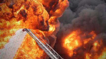 Хранилища газа в Полтавской области горят после прилетов «Искандеров» и «Кинжалов»
