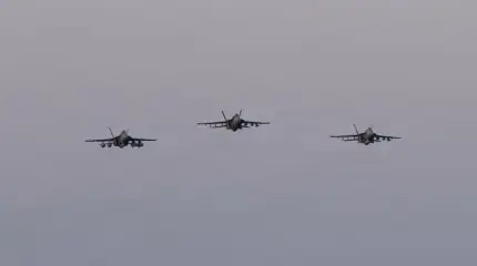 В США сняли на видео крушение двух истребителей F/A-18