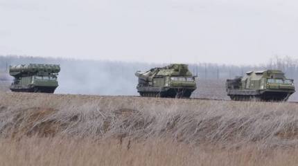 На украинской границе разворачивают ЗРК противовоздушной обороны фронтового звена сухопутных войск С-300В