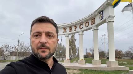 Визит с приметой: Зеленский прибыл в Херсон, который давно ждет своего освобождения