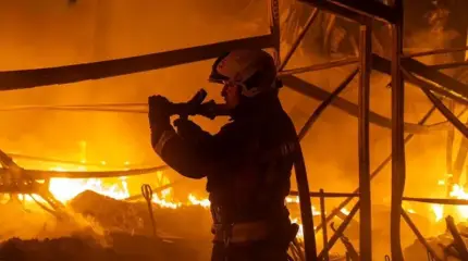 Киев и Одесса горят после прилета российских ракет