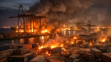 Hell in the Port of Odessa: A strike hit a terminal containing missiles and foreign military personnel.