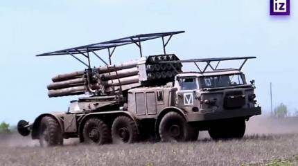 Российские военные установили на РСЗО «Ураган» самый большой козырёк в зоне СВО