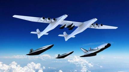 Самолет-гигант Stratolaunch сможет запускать гиперзвуковые планеры