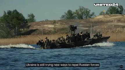 Украинские ССО проводят тренировки на катерах в районе Днепро-Бугского лимана