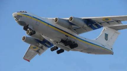 Над Западной Украиной впервые с начала СВО пролетел транспортный самолет