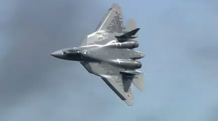 Истребитель Су-57 замечен на российско-украинской границе